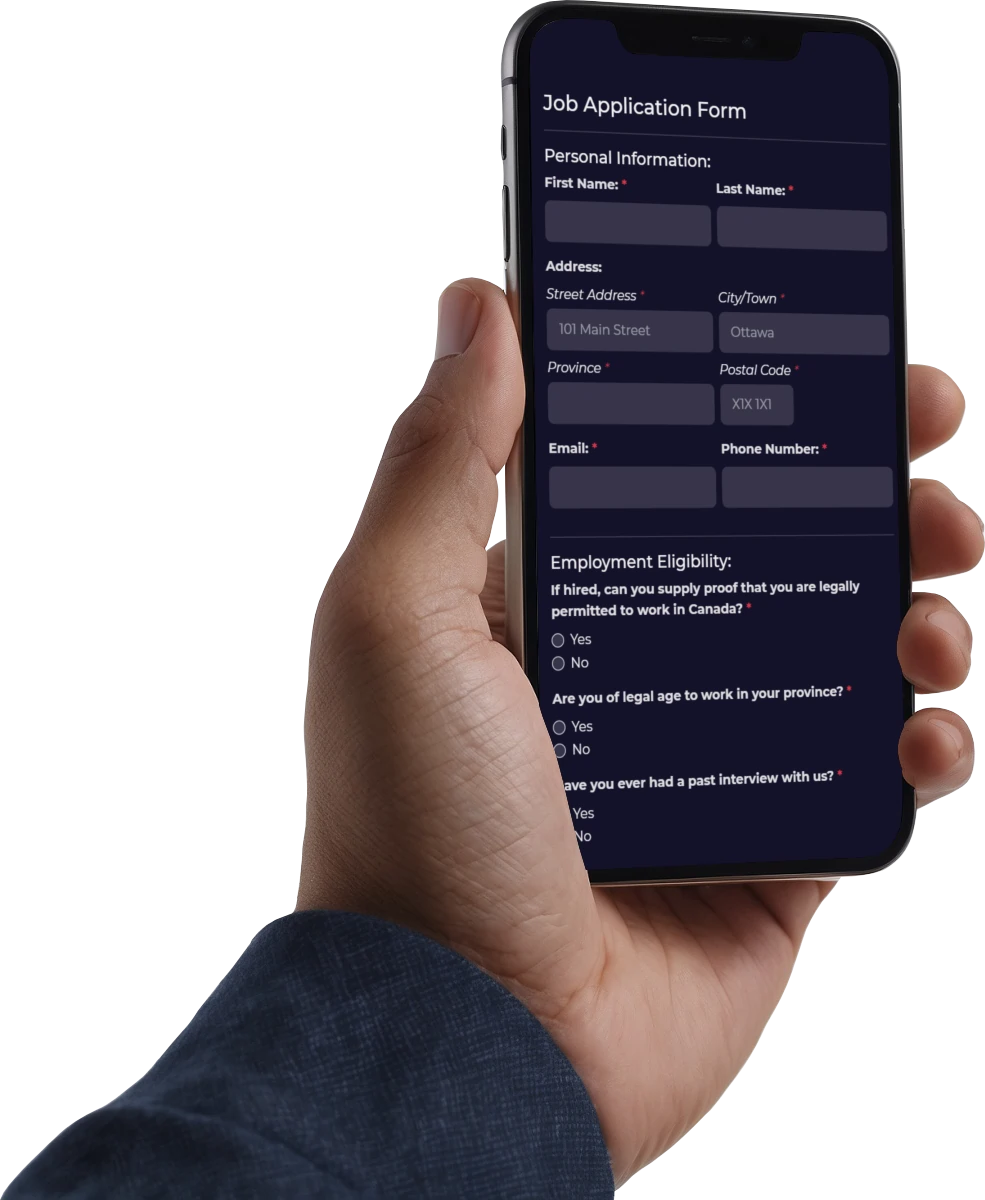 Job Application Form